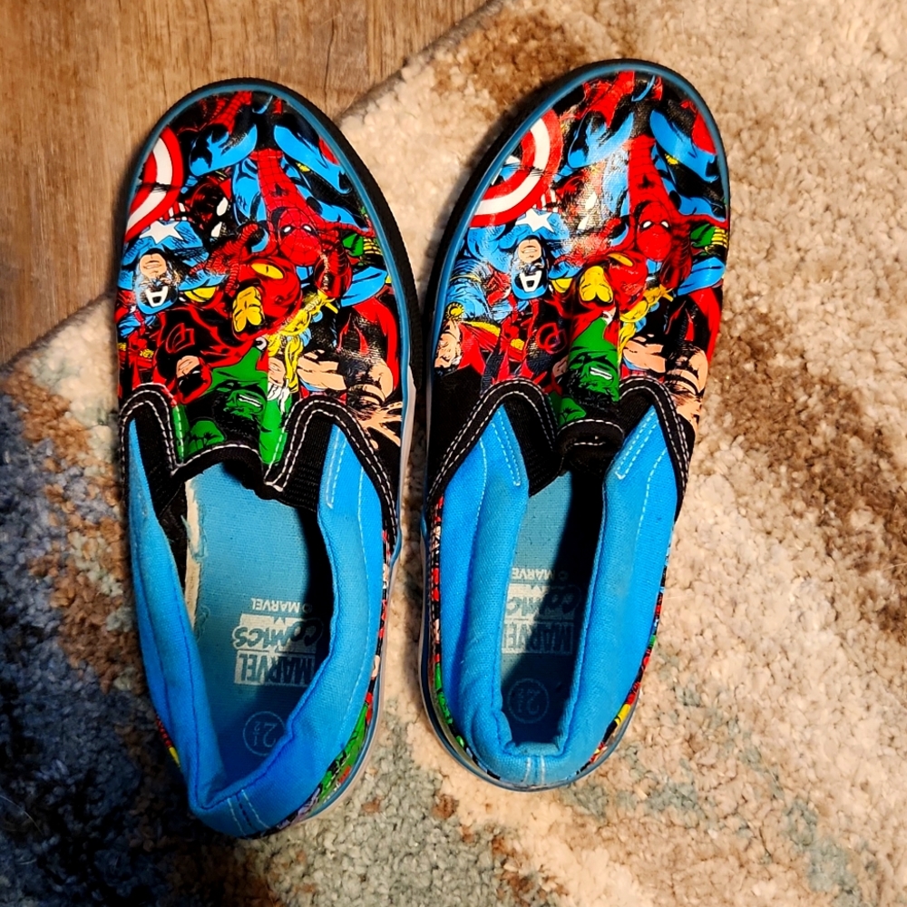 Marvel comics shoes 2.5